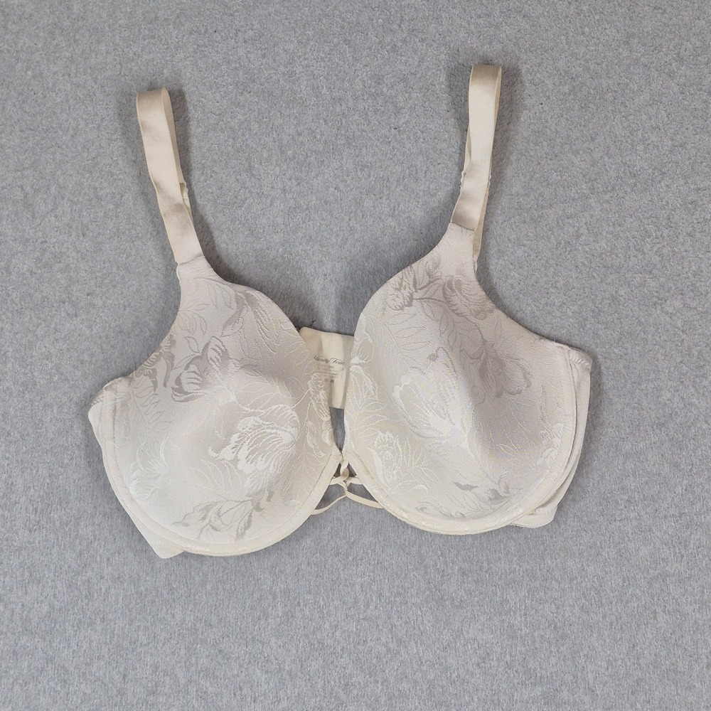 Vanity Fair Women Bra 38D Beige Floral 75310 Underwired Strap